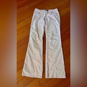 Y2K  low rise Bebe light Pink Corduroy Pants